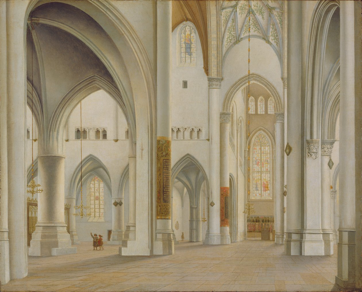 Saint Bavo belseje, Haarlem, 1628 alkotó: Pieter Janszoon Saenredam