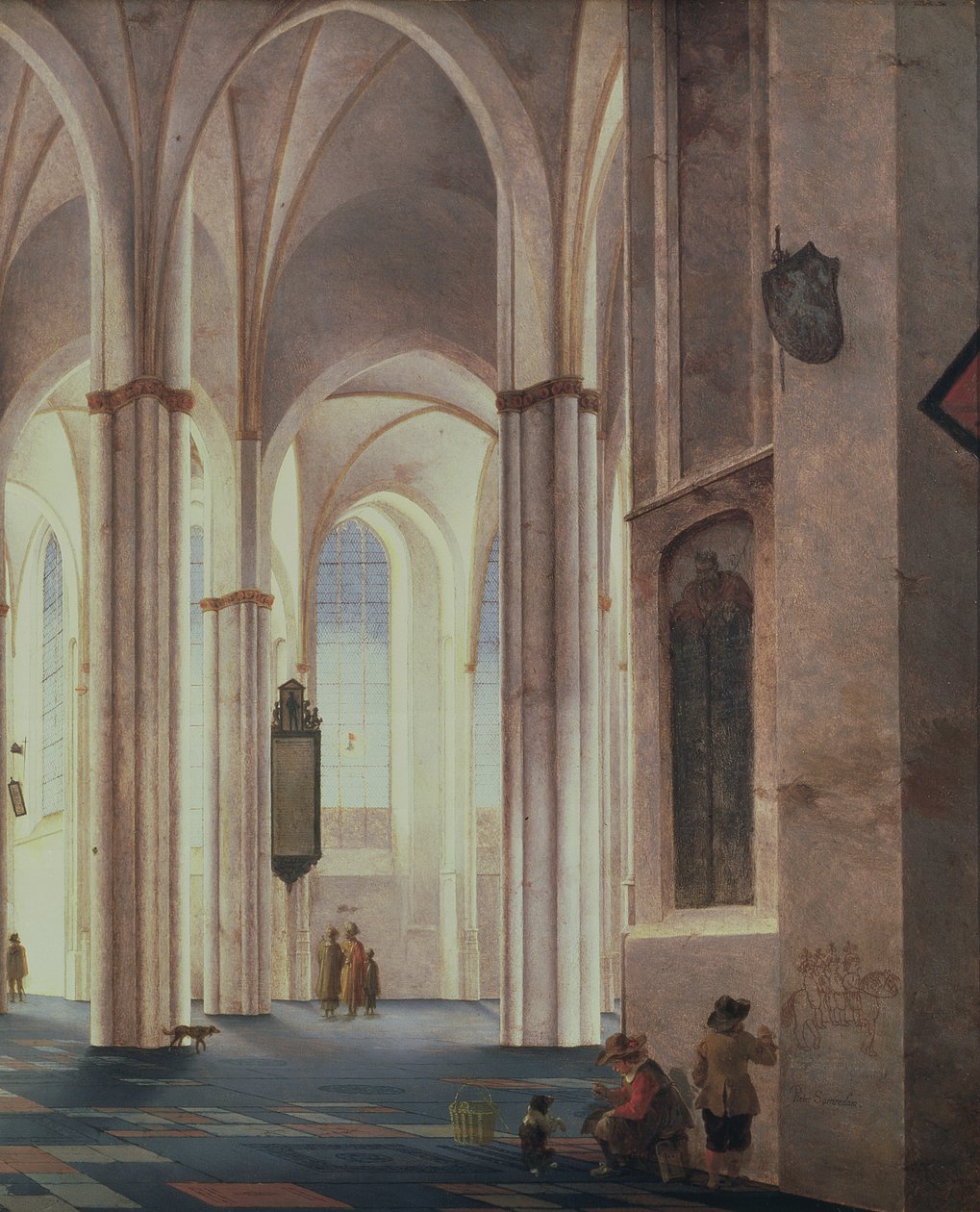 Az utrechti Buurkerk belseje, 1644 alkotó: Pieter Janszoon Saenredam