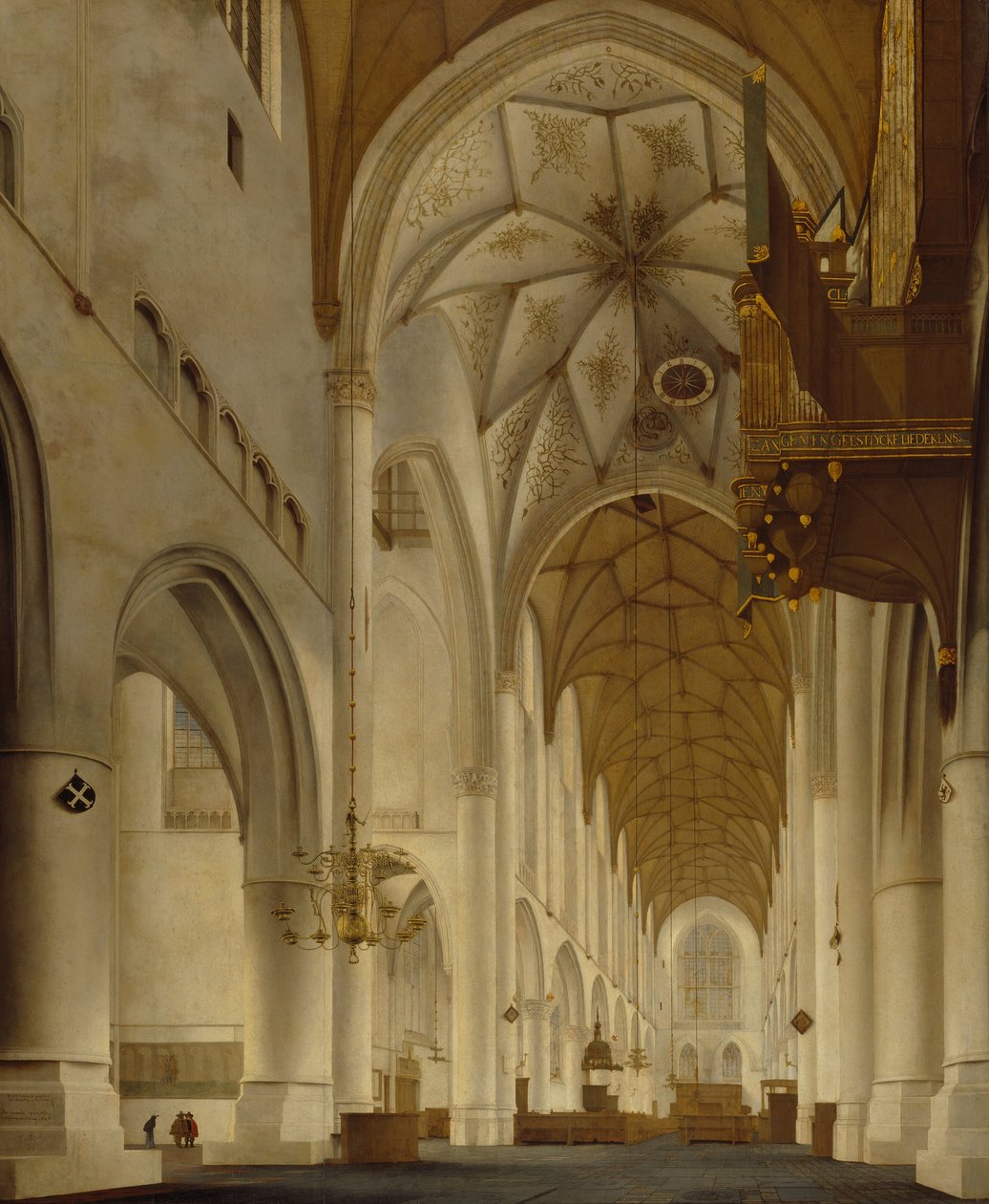 A haarlemi Szent Bavos -templom belseje (a Grote Kerk) alkotó: Pieter Janszoon Saenredam