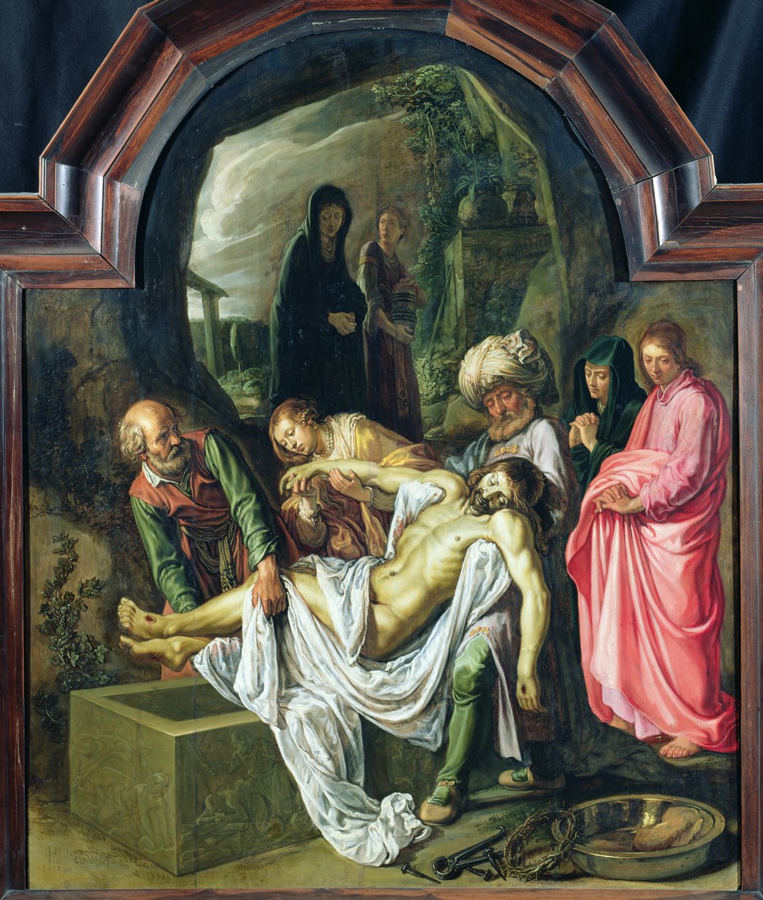 Krisztus temetése alkotó: Pieter Lastman