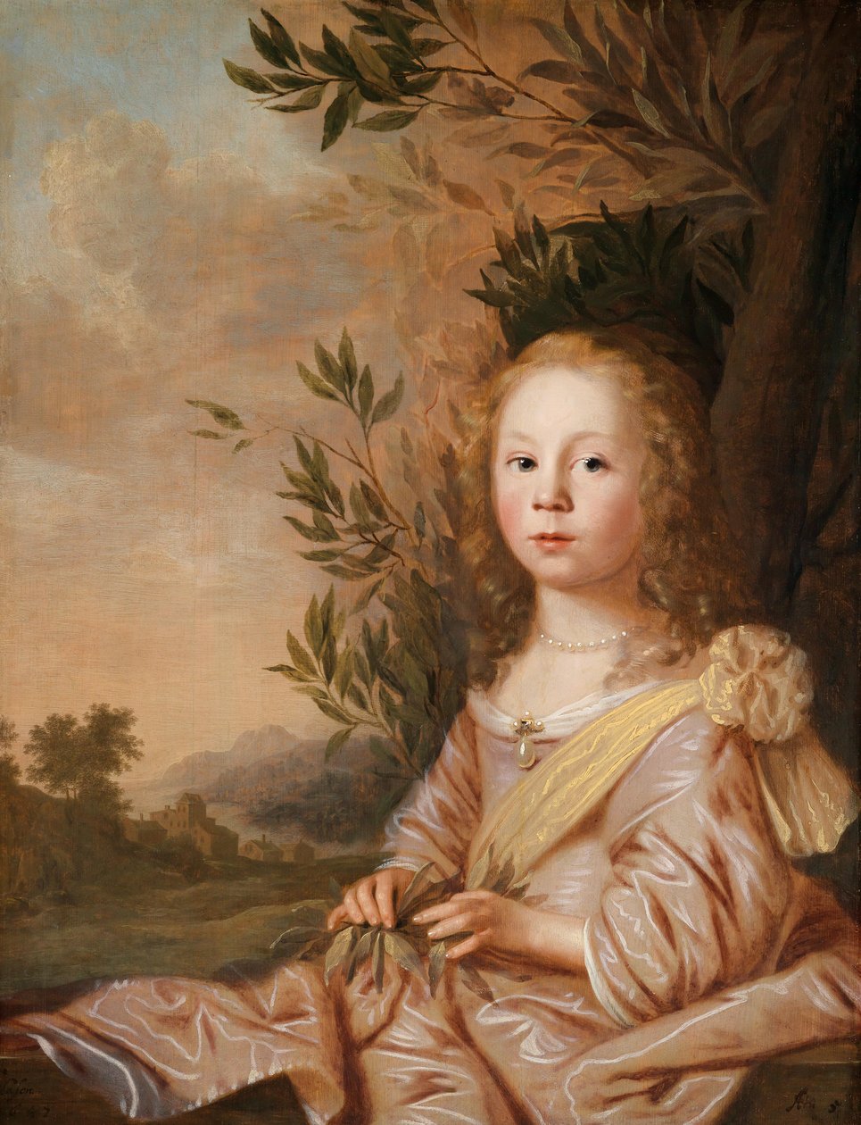 Lány portré alkotó: Pieter Nason