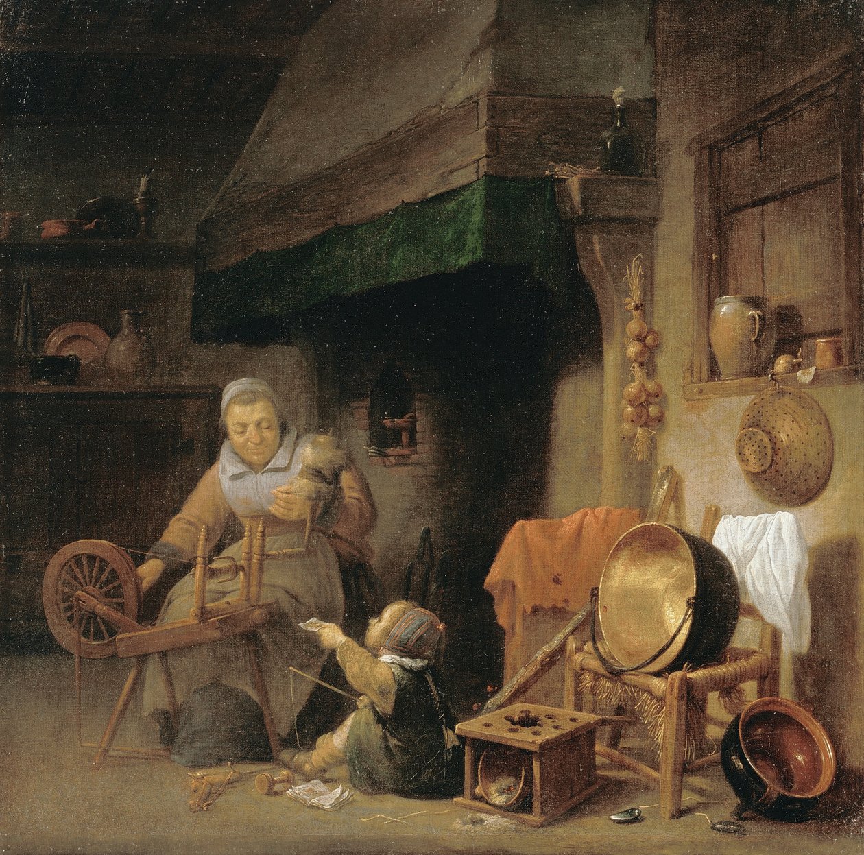 Pörgő nő alkotó: Pieter de Nys