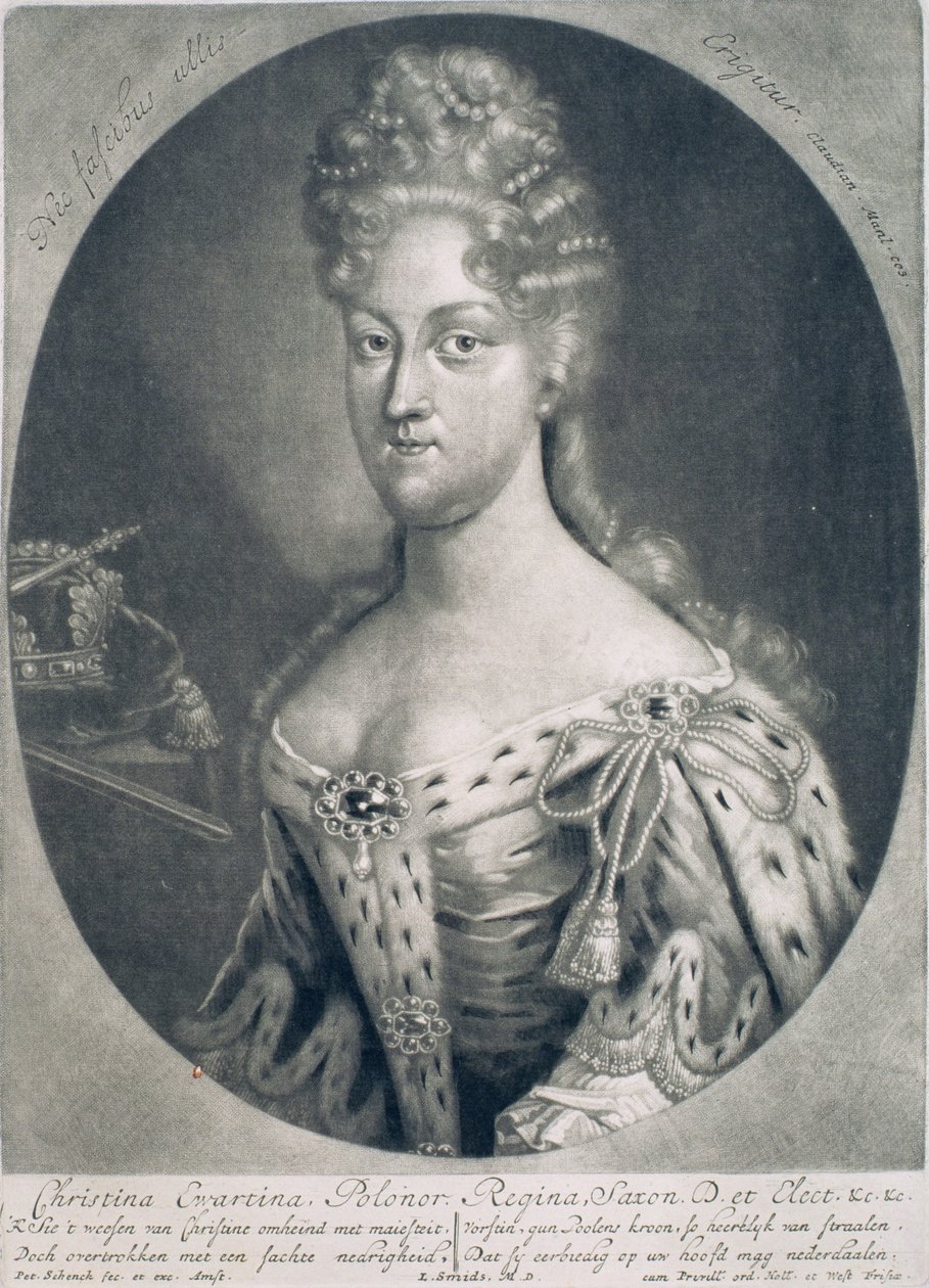 Christine Eberhardyn (sz. 1671) 1697 alkotó: Pieter Schenk