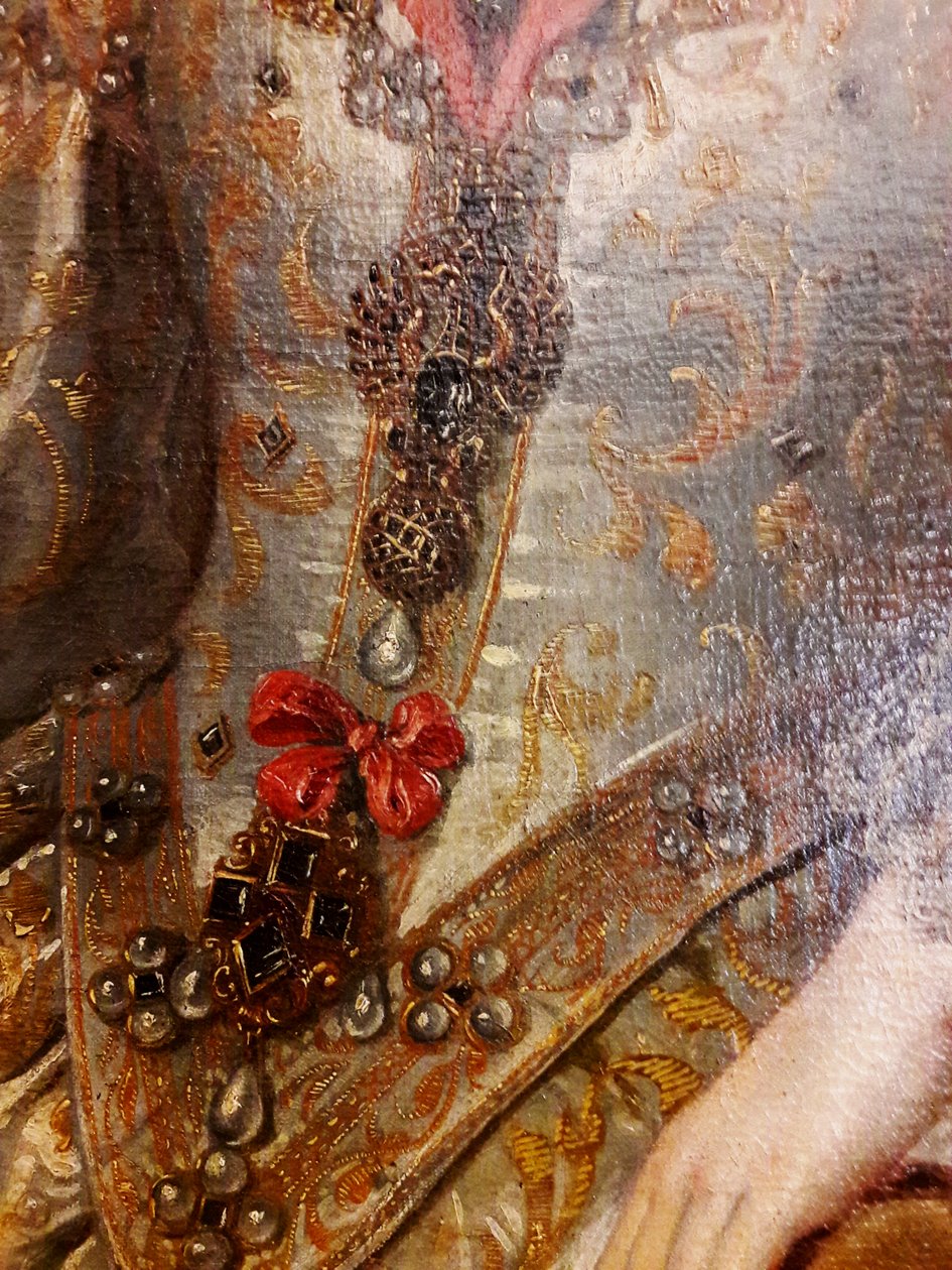 Ausztria Constance portréja koronázási köntösben alkotó: Pieter Claesz Soutman