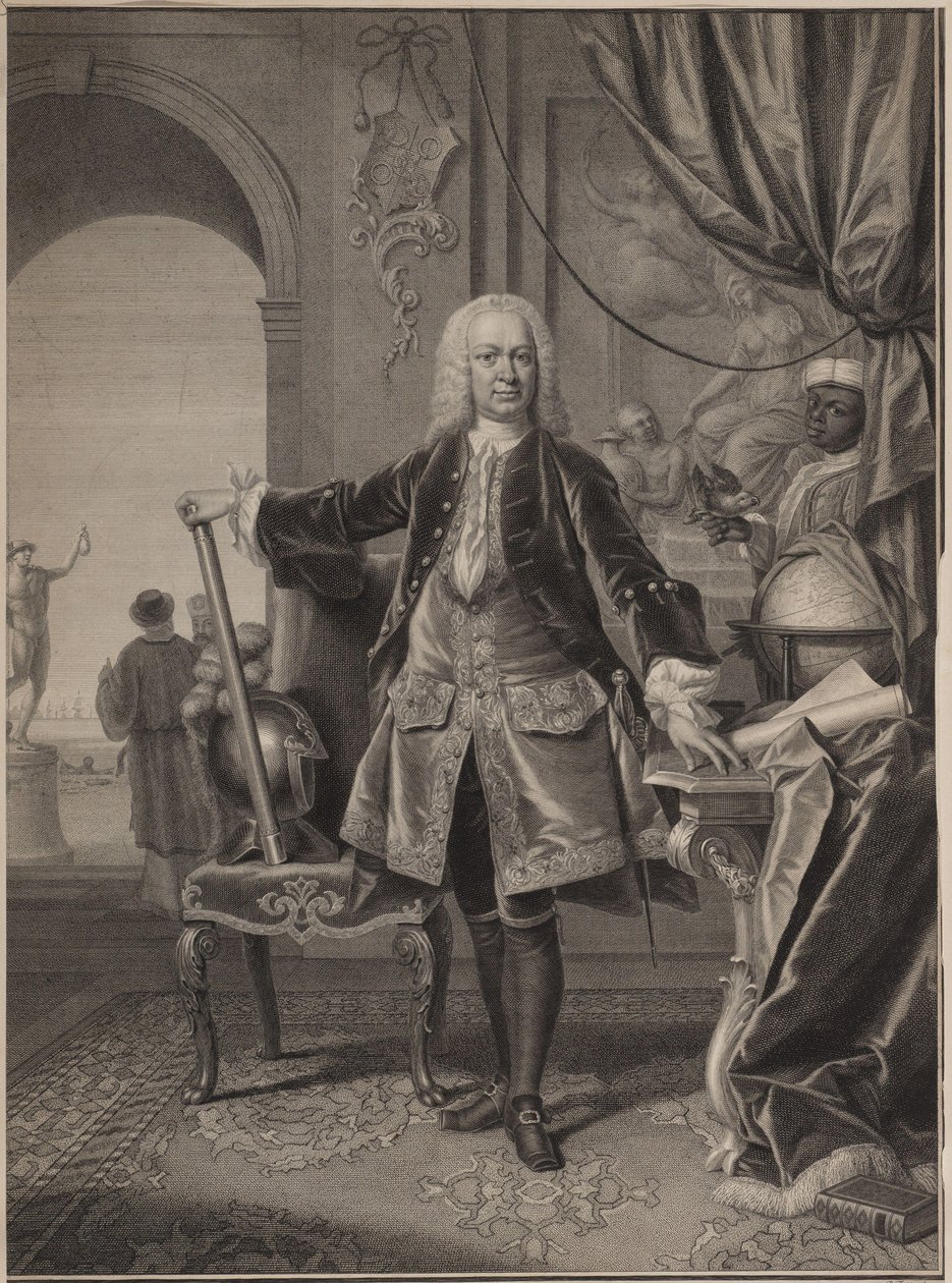 Gustaaf Willem Baron van Imhoff, a Holland Kelet-Indiai Társaság főkormányzója alkotó: Pieter Tanjé