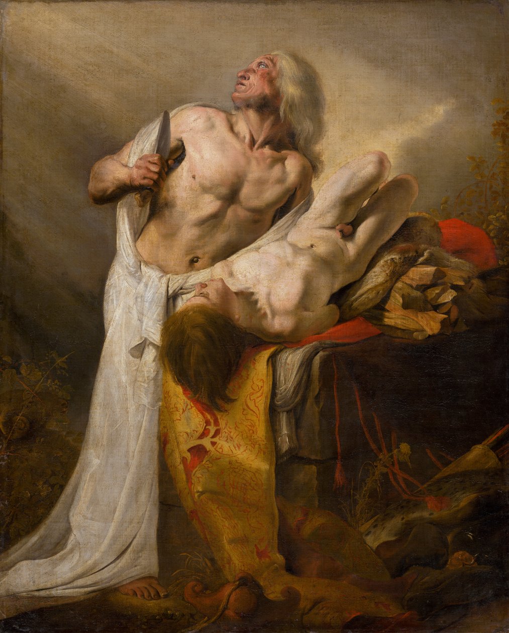 Izsák áldozata alkotó: Pieter Fransz de Grebber