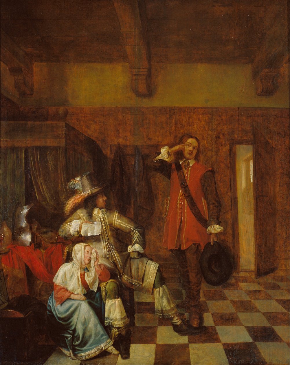 A rossz hírek hírnöke alkotó: Pieter de Hooch
