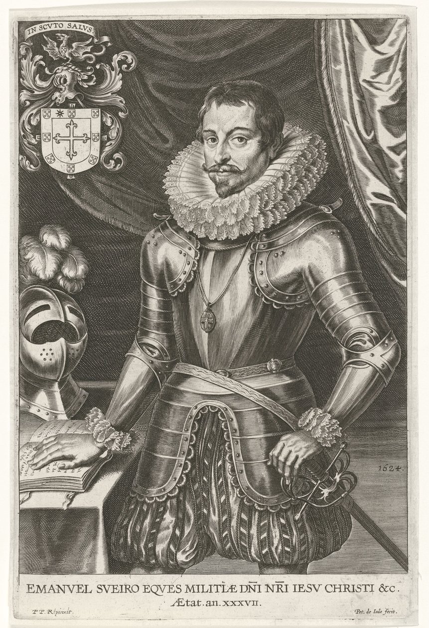 Emanuel Sueyro portréja, 1624 alkotó: Pieter de Jode