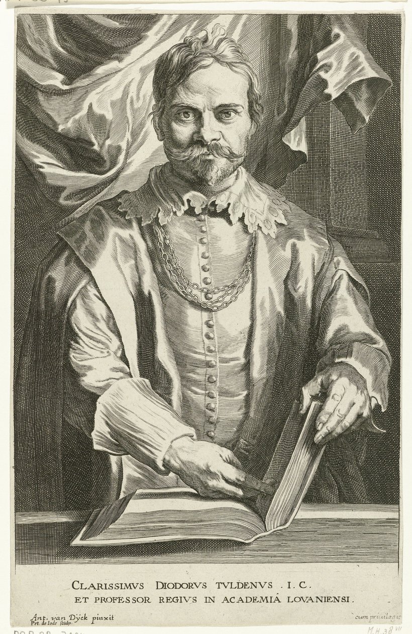 Tuldenus portréja alkotó: Pieter de Jode