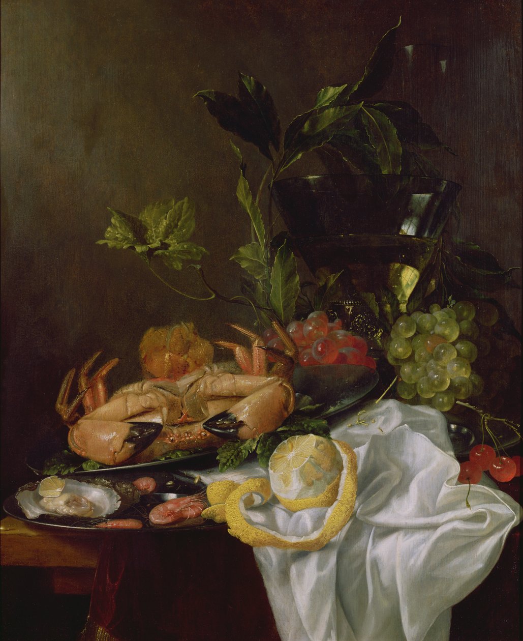 Csendélet, 17. század alkotó: Pieter de Ring