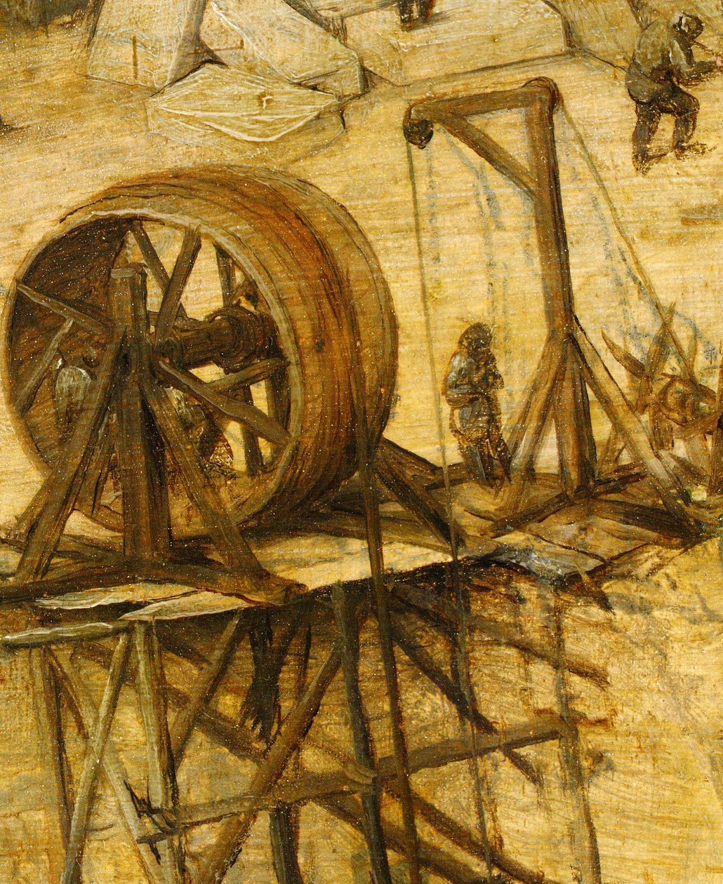 Daru részlet a Bábel tornyából, 1563 alkotó: Pieter Bruegel the Elder