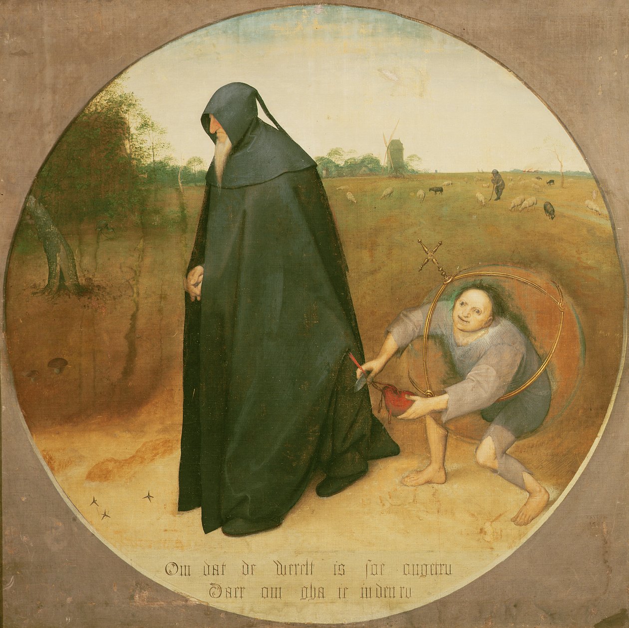 A mizantróp, 1568 (tempera, vászon) alkotó: Pieter Bruegel the Elder