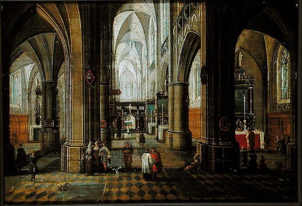 Egy templom belseje alkotó: Pieter the Elder Neefs
