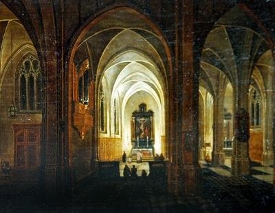 Egy templom belseje alkotó: Pieter the Elder Neefs
