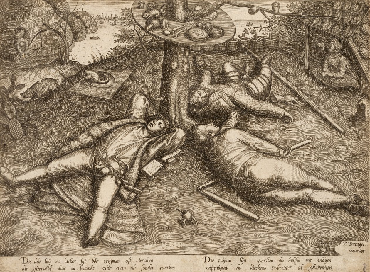 A Bőség földje alkotó: Pieter the Elder after Bruegel