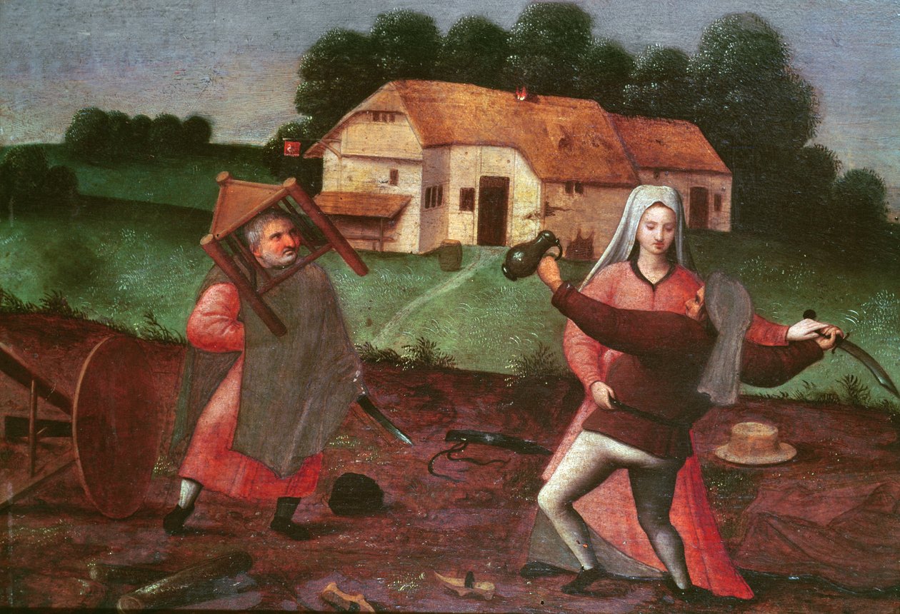Paraszti verekedés alkotó: Pieter Brueghel the Younger