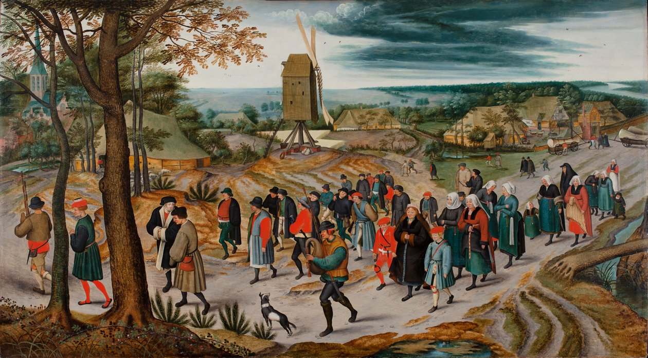 A Házassági Menet alkotó: Pieter Brueghel the Younger