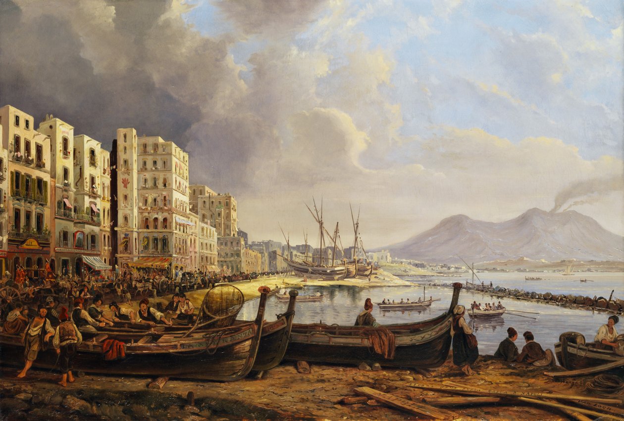 A Nápolyi Porta Capua utca alkotó: Pieter van Loon