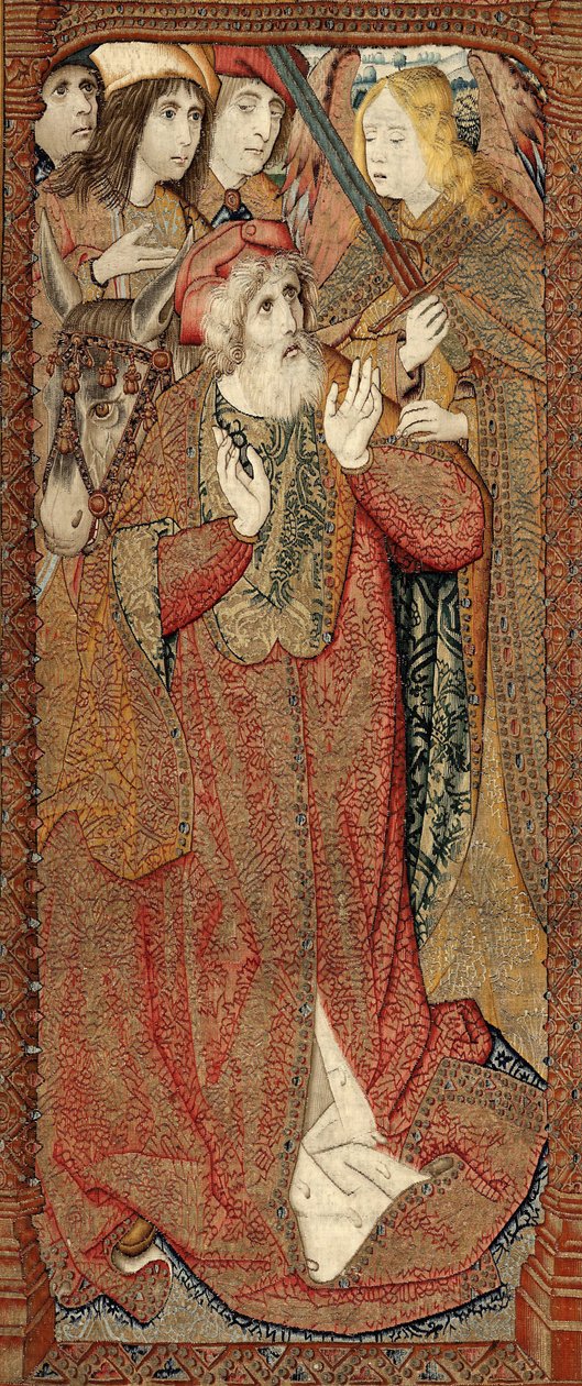 Az Istenszülő diadala vagy az arany verebek, 1500-2002 körül (szőttes) alkotó: Pieter (attr. to) Coecke van Aelst