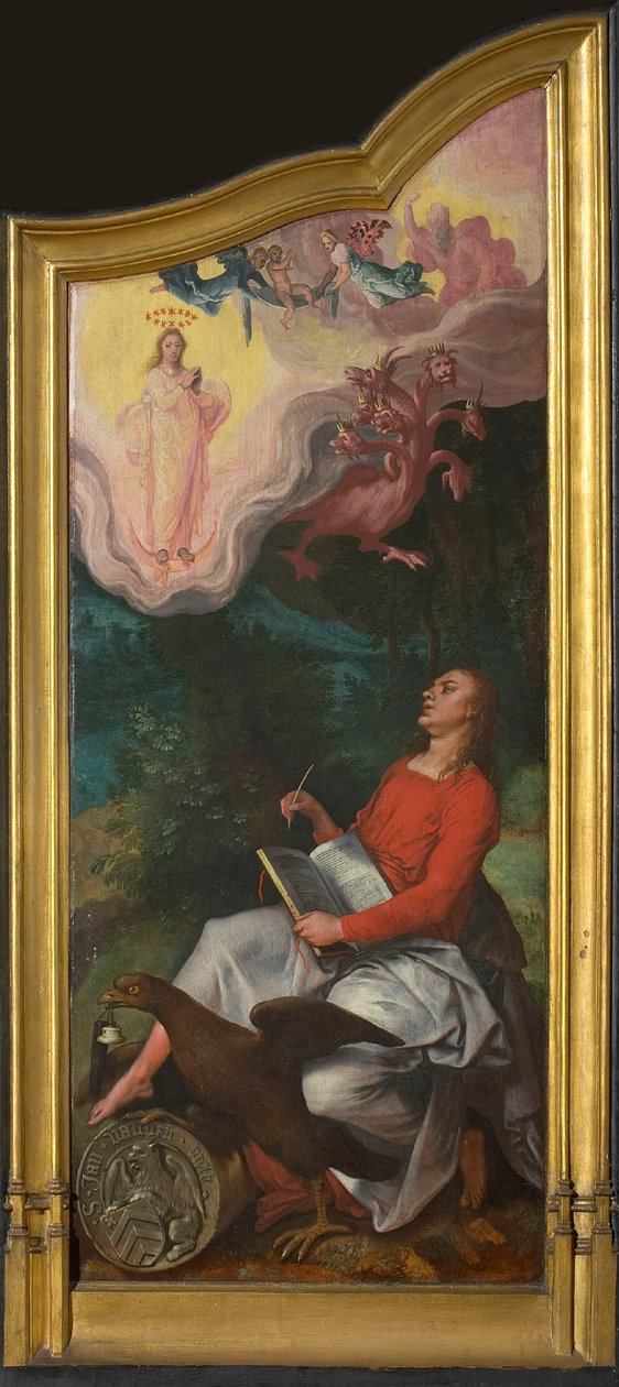 Jan van der Biest Triptichon jobb oldali panel. alkotó: Pieter Aertsen