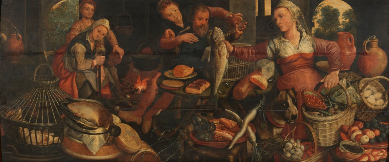 Konyhai jelenet alkotó: Pieter Aertsen