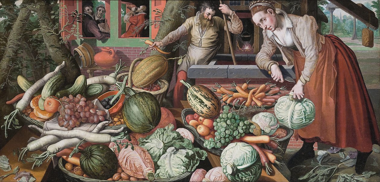 Piaci jelenet alkotó: Pieter Aertsen