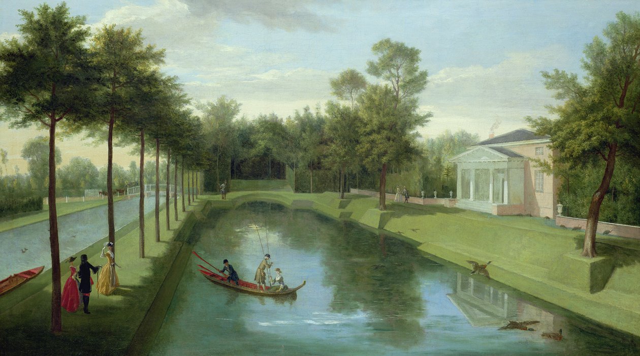 A Chiswick House vízikertjei (lásd még 176474) alkotó: Pieter Andreas Rysbrack