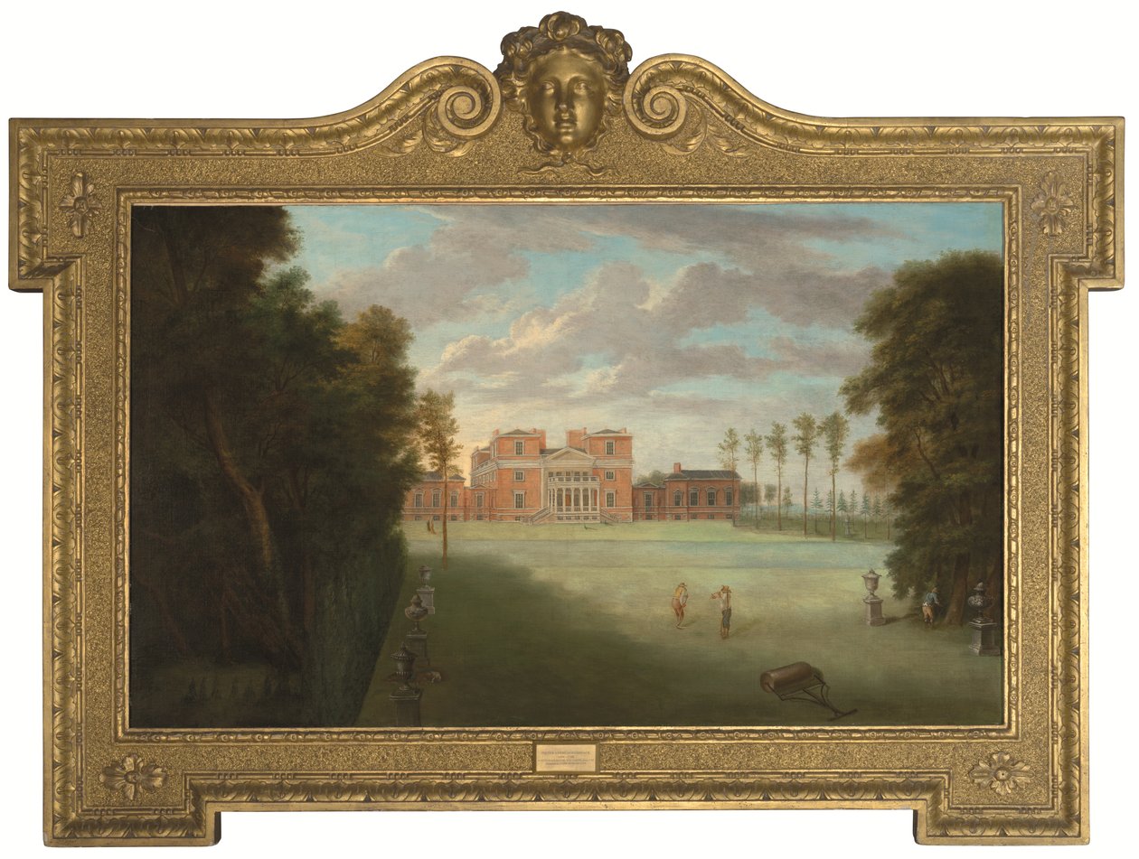 Tottenham Park, Wiltshire (olaj, vászon) alkotó: Pieter Andreas Rysbrack
