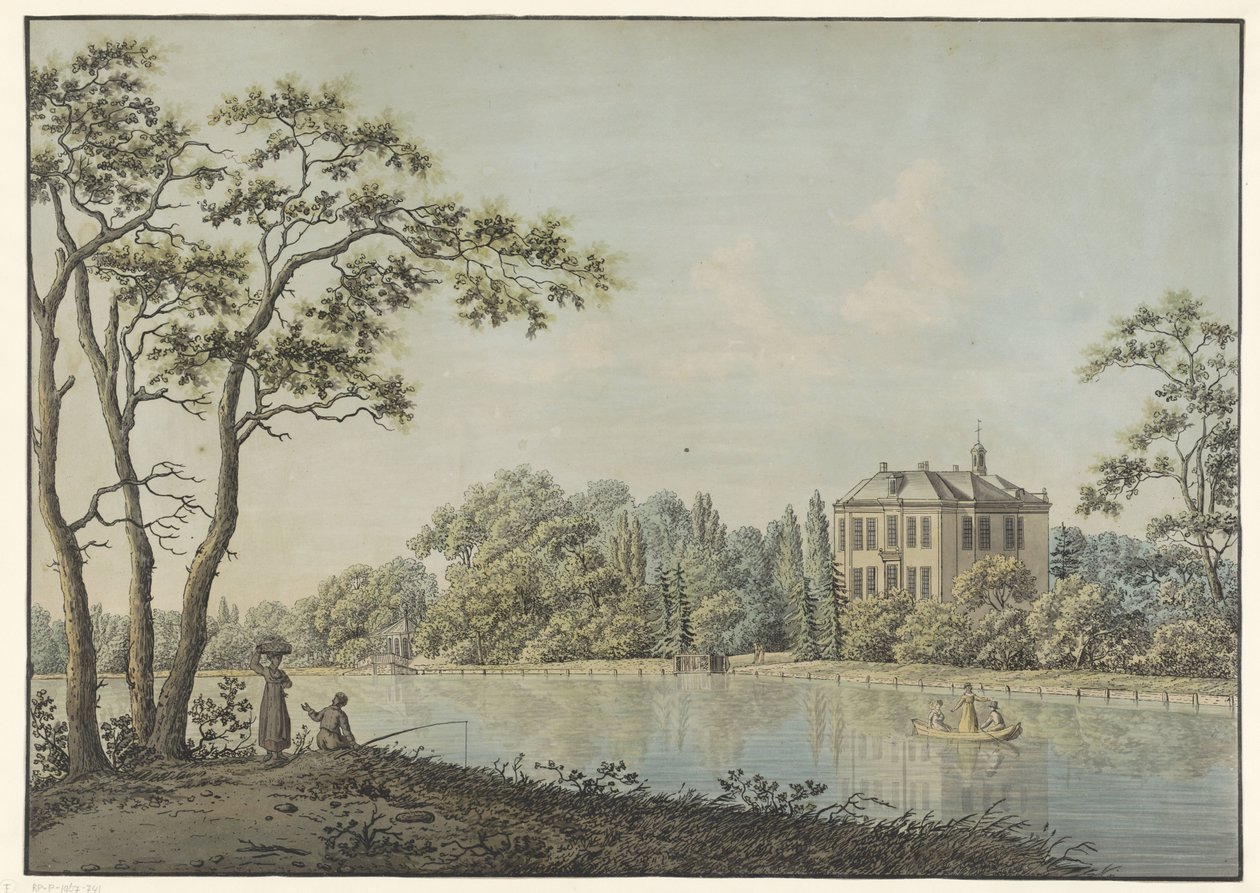 Kilátás a House Over Holland teakupolával a Vecht-en Nieuwersluisban alkotó: Pieter Bartholomeusz. Barbiers