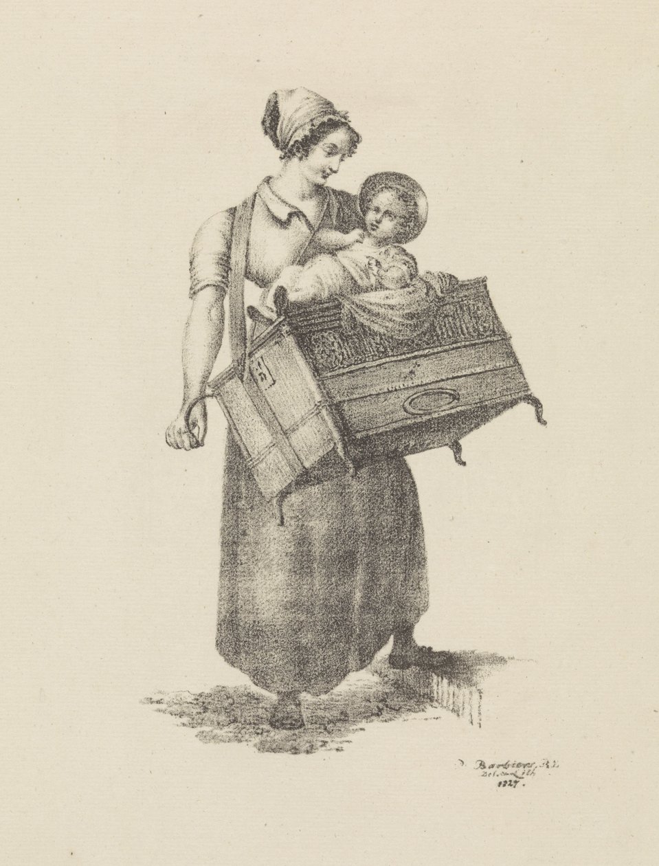 Nő szervvel és gyermekkel alkotó: Pieter Bartholomeusz. Barbiers