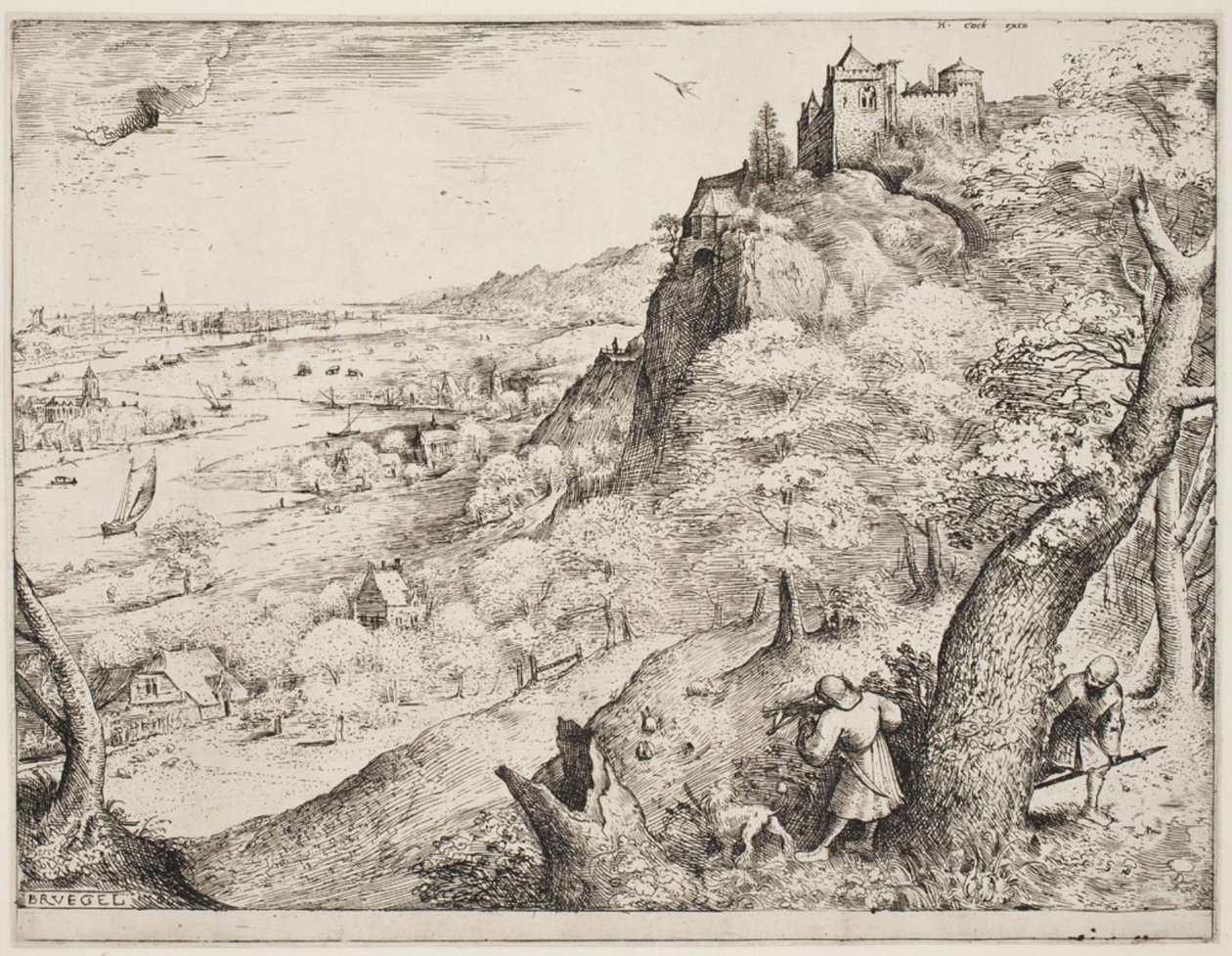 Nyúlvadászat alkotó: Pieter Bruegel d.Æ.
