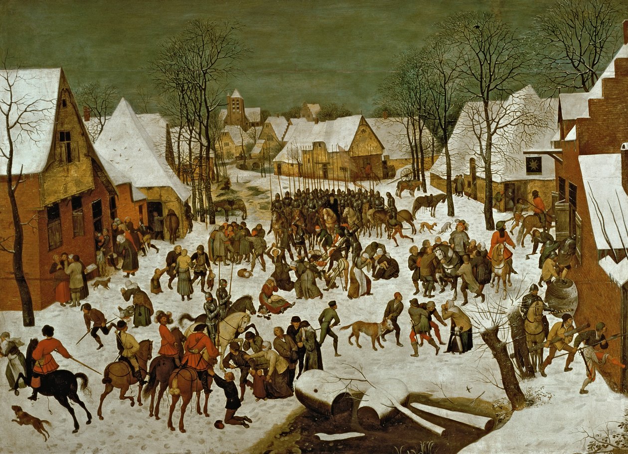 Az ártatlanok lemészárlása, 1565-66 alkotó: Pieter Bruegel the Elder
