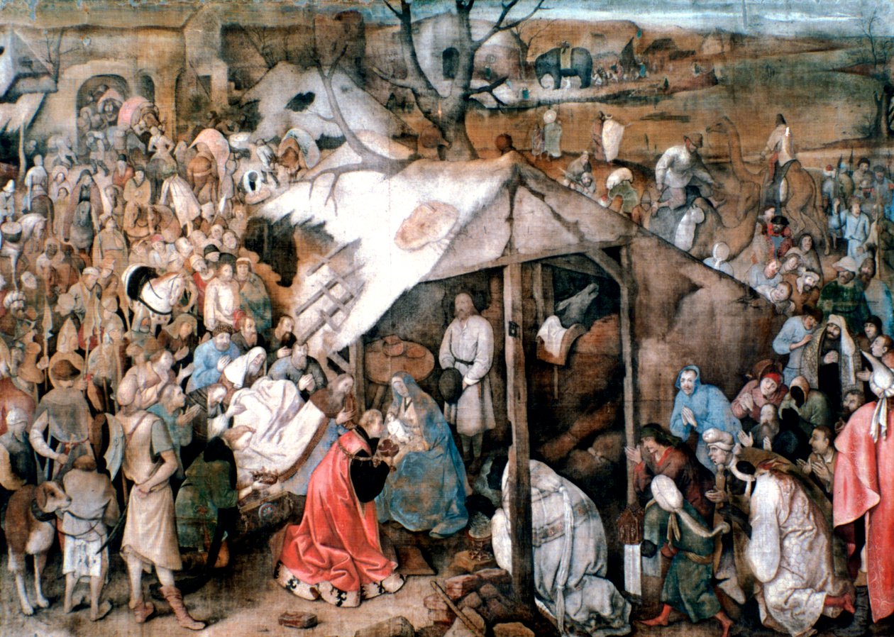 A királyok imádása, c1556-1562 alkotó: Pieter Bruegel the Elder