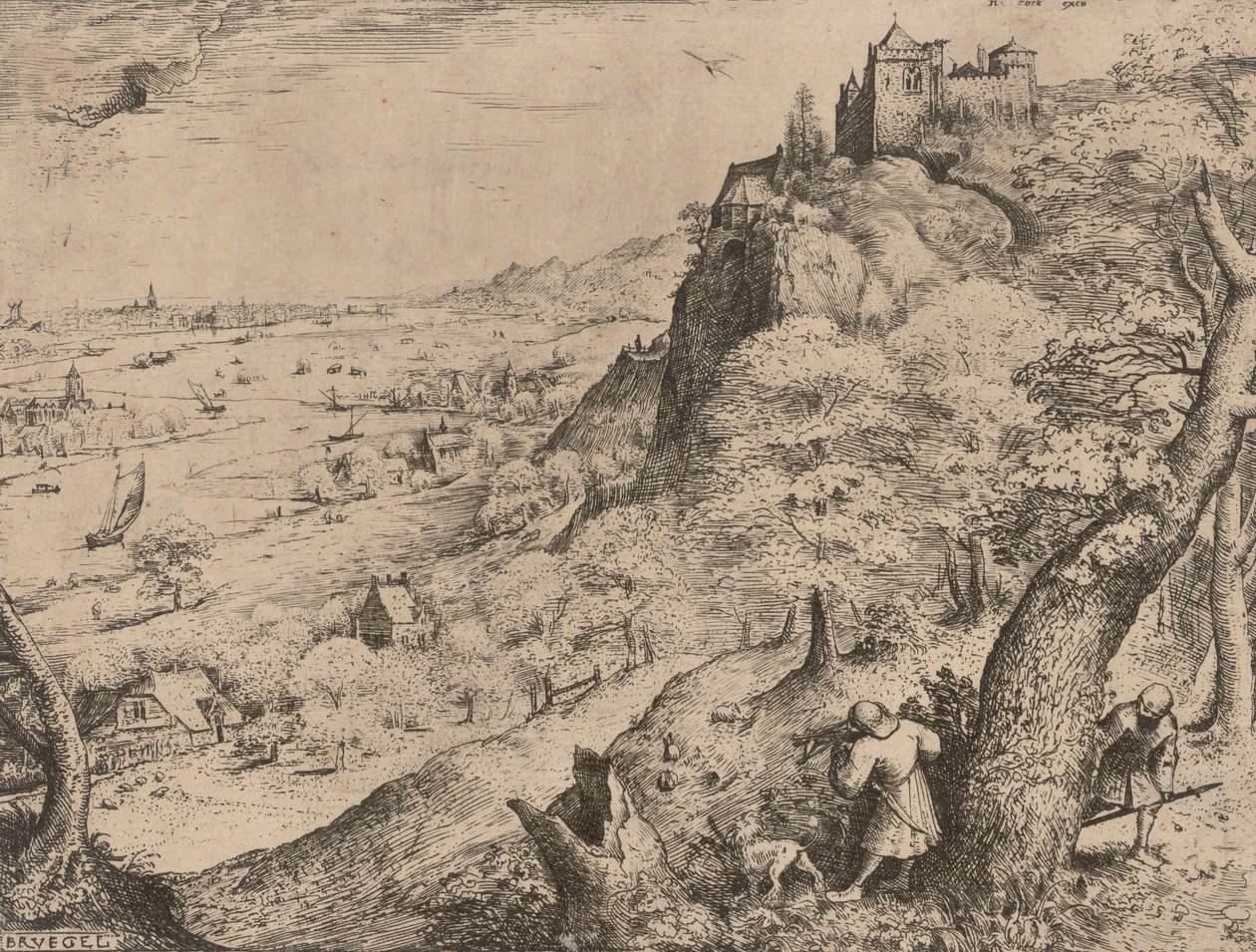 A nyúlvadászat, 1560. alkotó: Pieter Bruegel the Elder