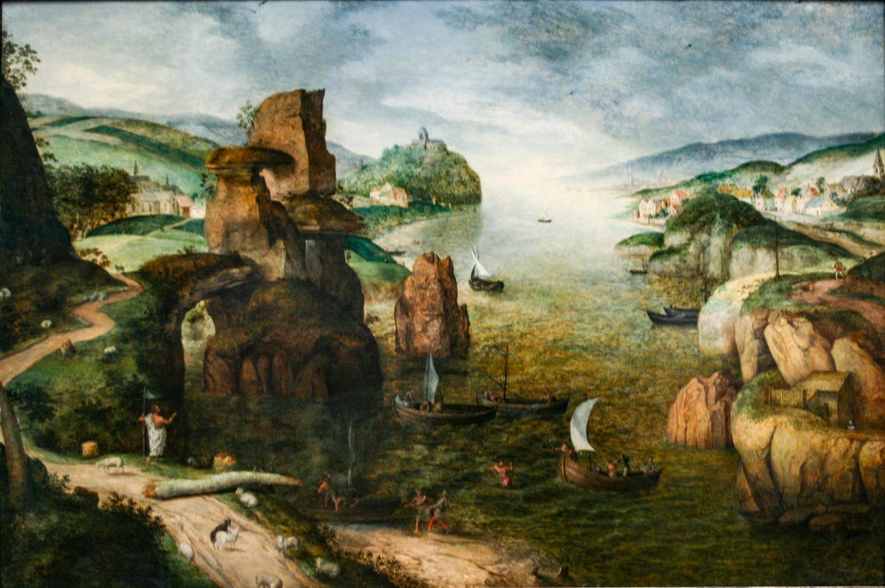 Krisztus és az apostolok a Galileai-tónál alkotó: Pieter Brueghel the Elder