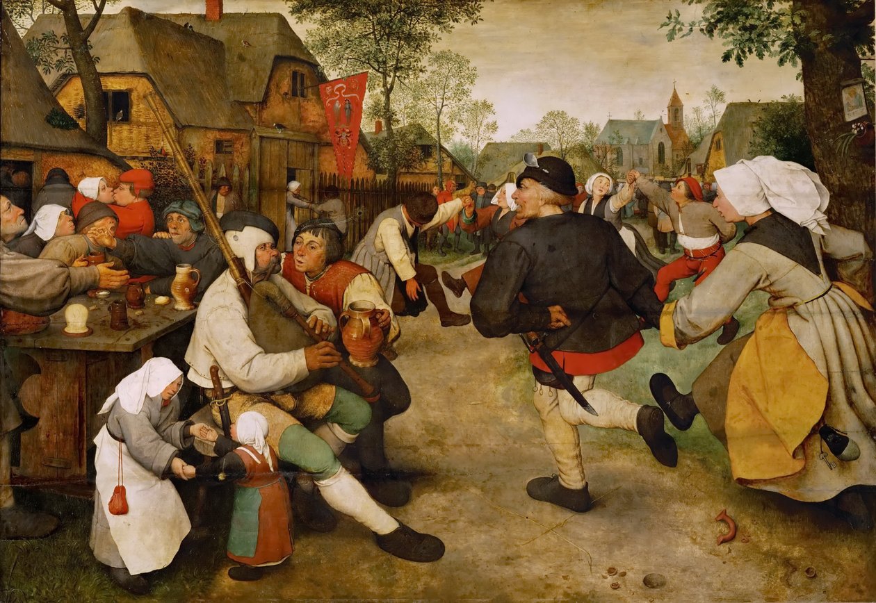 Német: Bauerntanz A paraszttánc alkotó: Pieter Brueghel the Elder