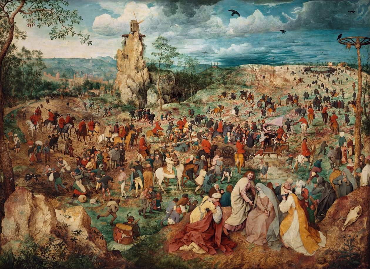 Német: Kreuztragung Christi A Golgotai körmenet alkotó: Pieter Brueghel the Elder