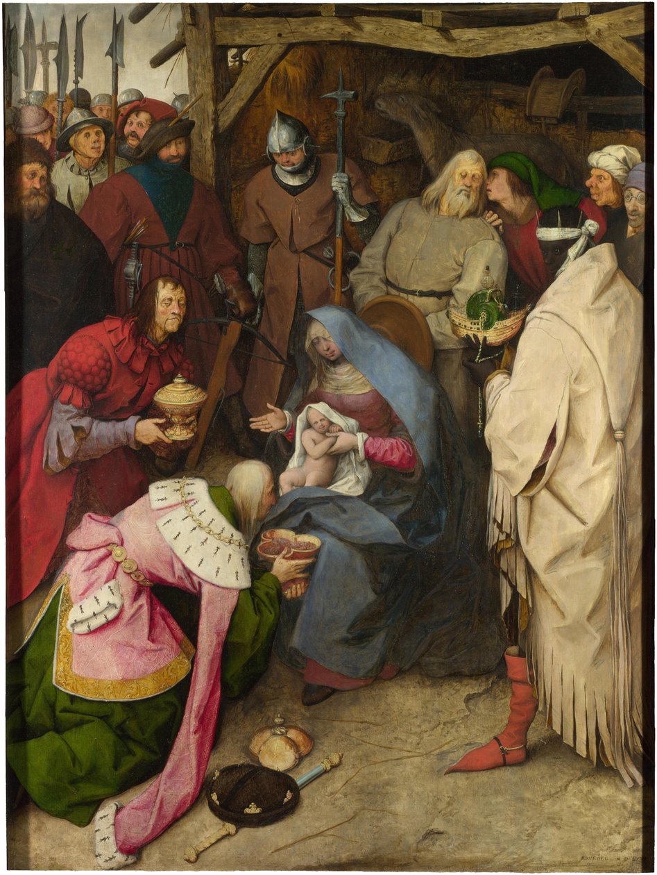 A királyok imádása alkotó: Pieter Brueghel the Elder