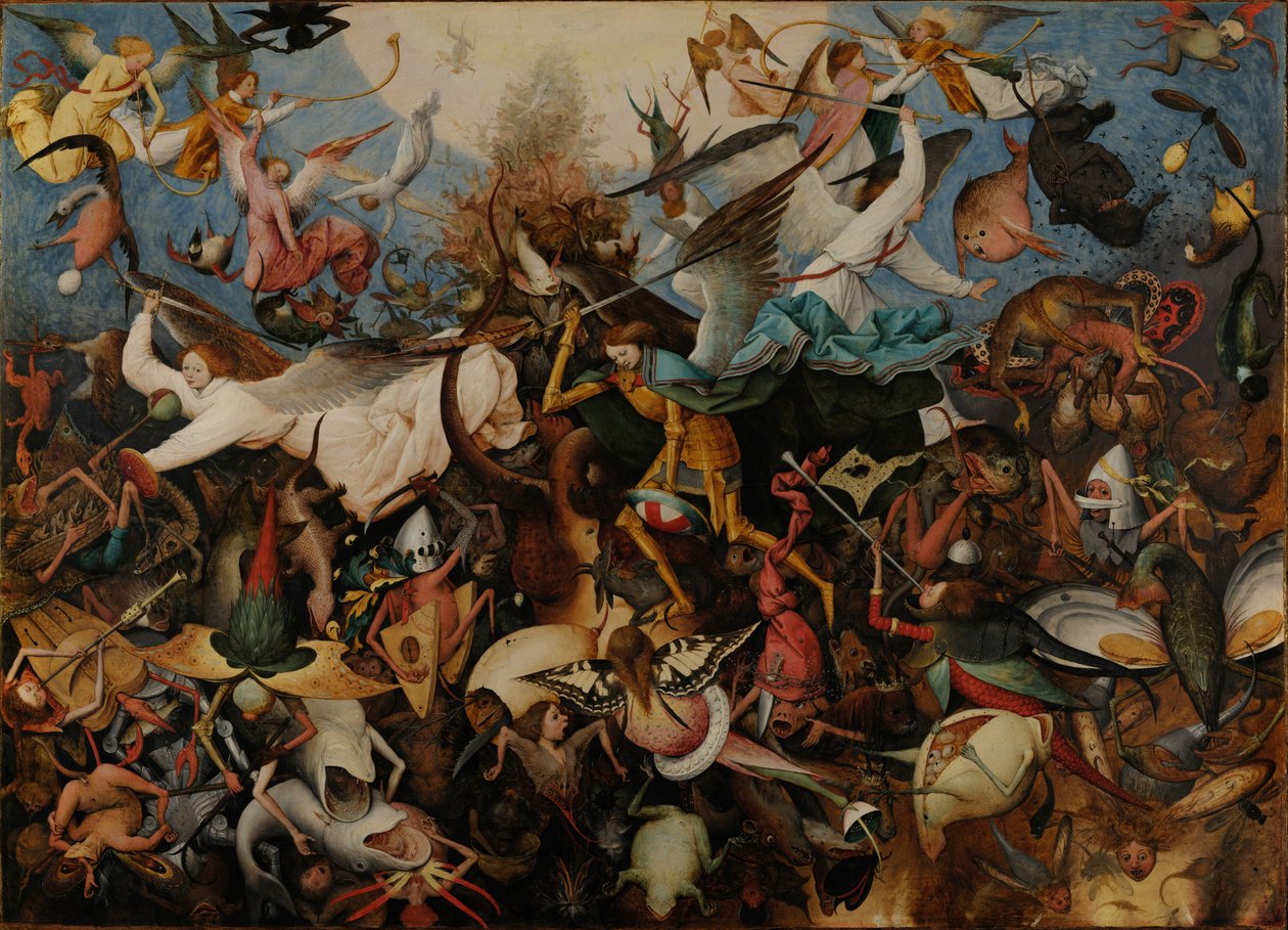 A lázadó angyalok bukása alkotó: Pieter Brueghel the Elder