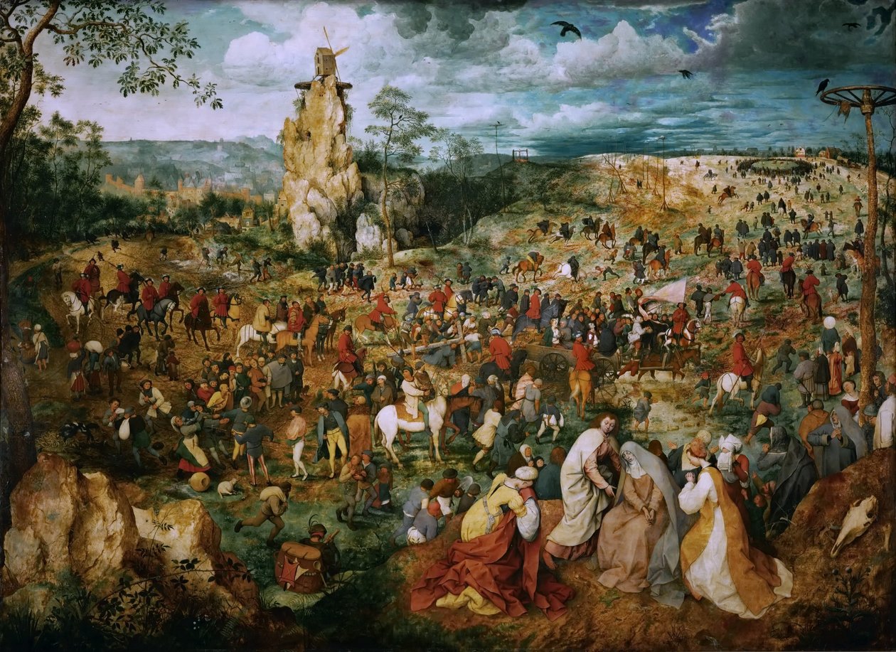 A Kálvária körmenet alkotó: Pieter Brueghel the Elder