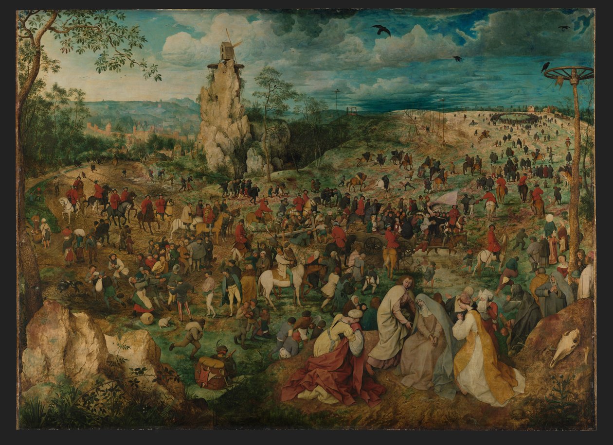 A Kálvária körmenet alkotó: Pieter Brueghel the Elder