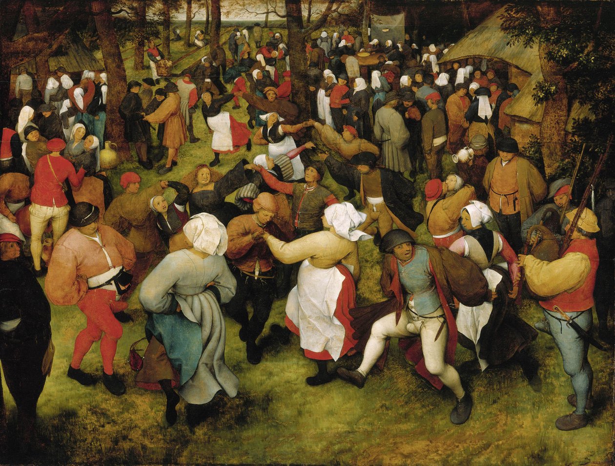 Az esküvői tánc alkotó: Pieter Brueghel the Elder