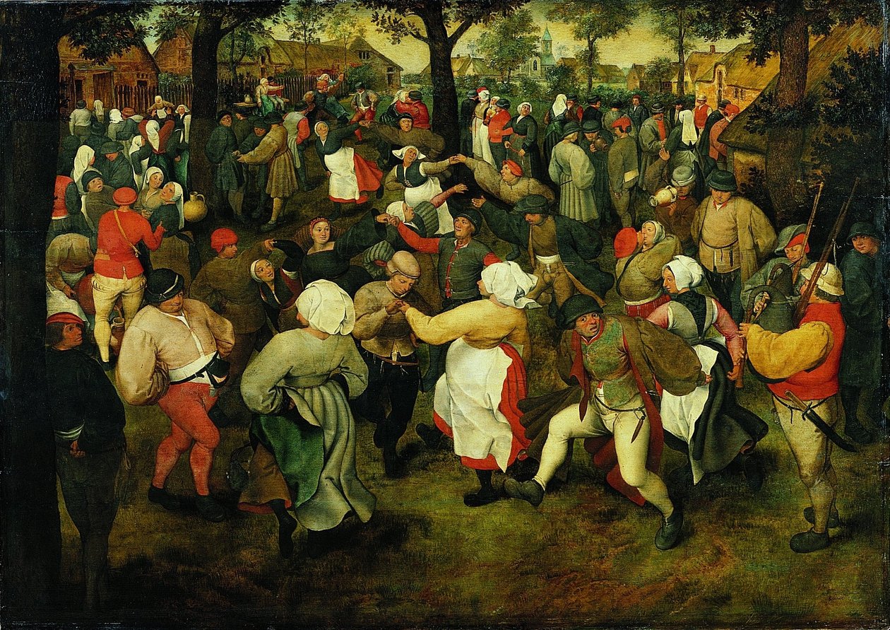 Az esküvői tánc alkotó: Pieter Brueghel the Elder