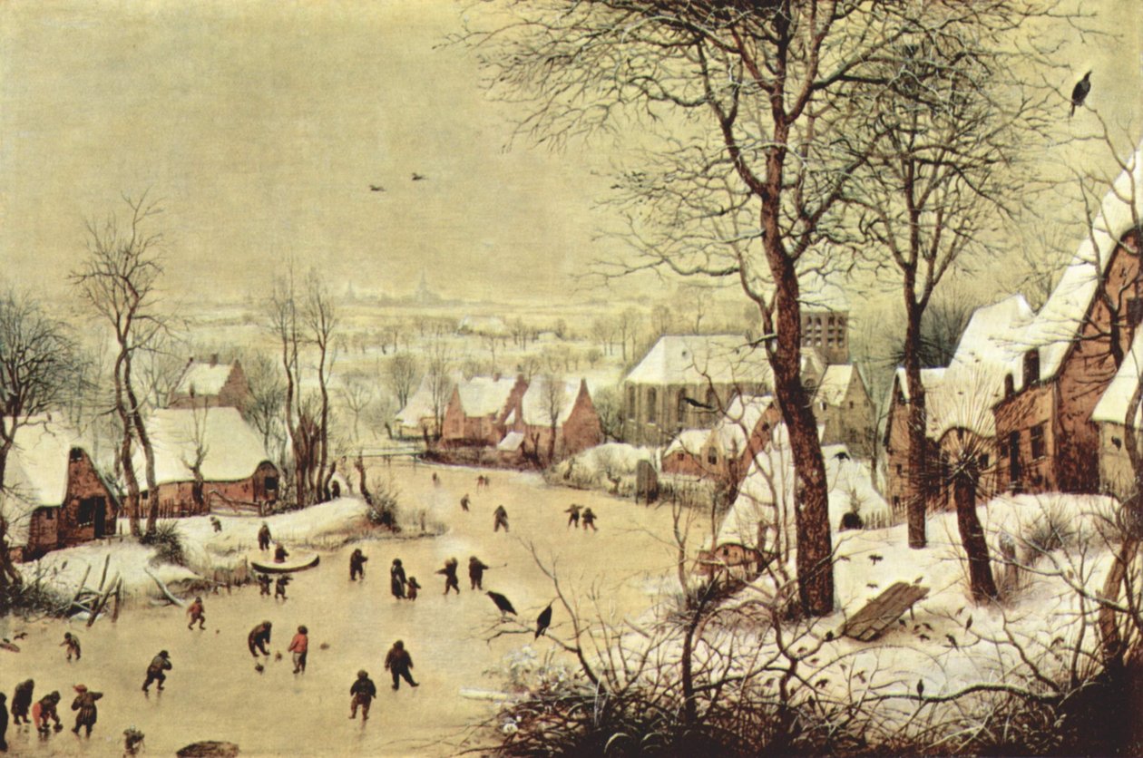 Téli táj madárcsapdával alkotó: Pieter Brueghel the Elder