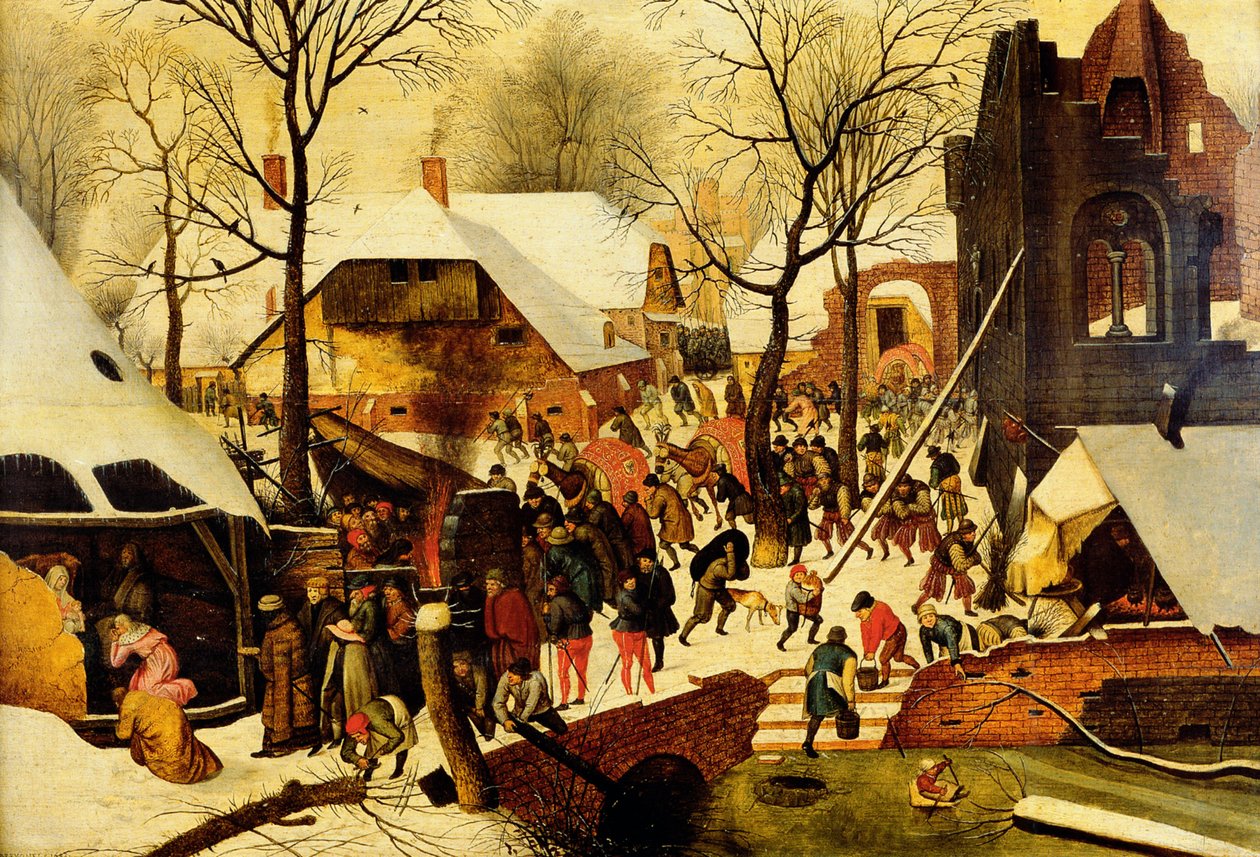 A bölcsek imádása alkotó: Pieter Brueghel the Younger