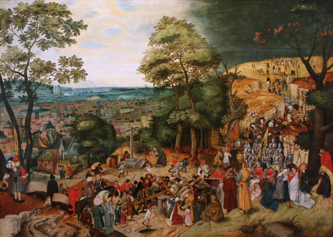 Krisztus viszi a keresztet alkotó: Pieter Brueghel the Younger