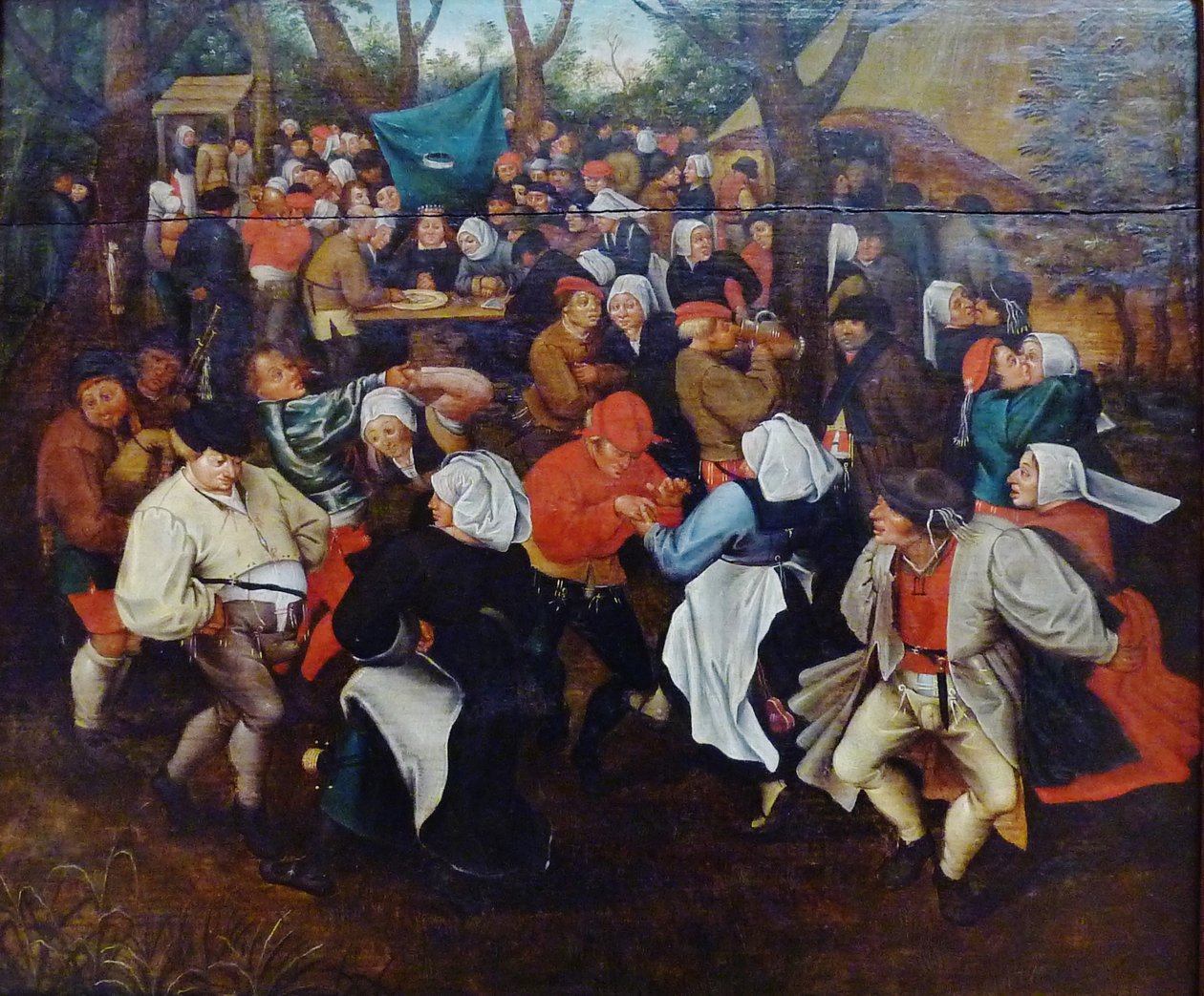 Franciául:  Az esküvői tánc alkotó: Pieter Brueghel the Younger