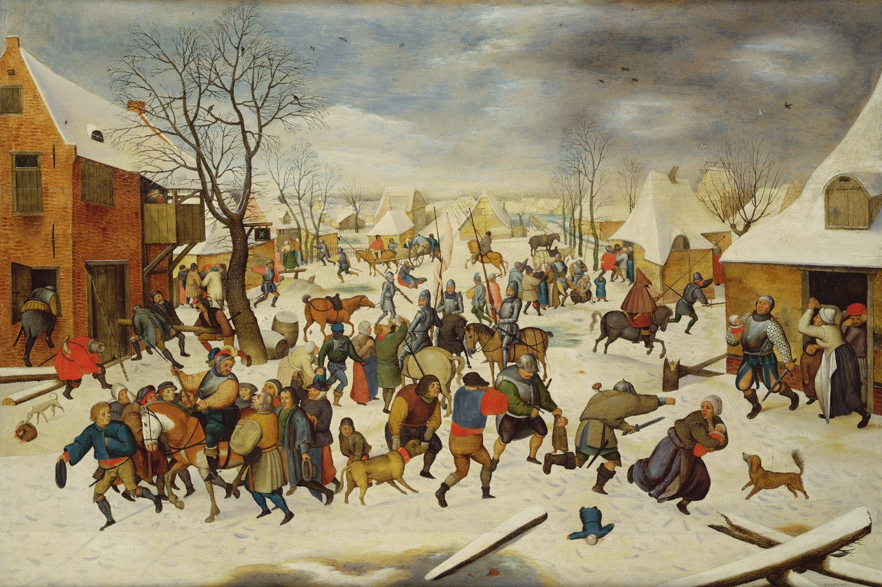 Az ártatlanok mészárlása (nem ugyanaz, mint az 10020) alkotó: Pieter Brueghel the Younger