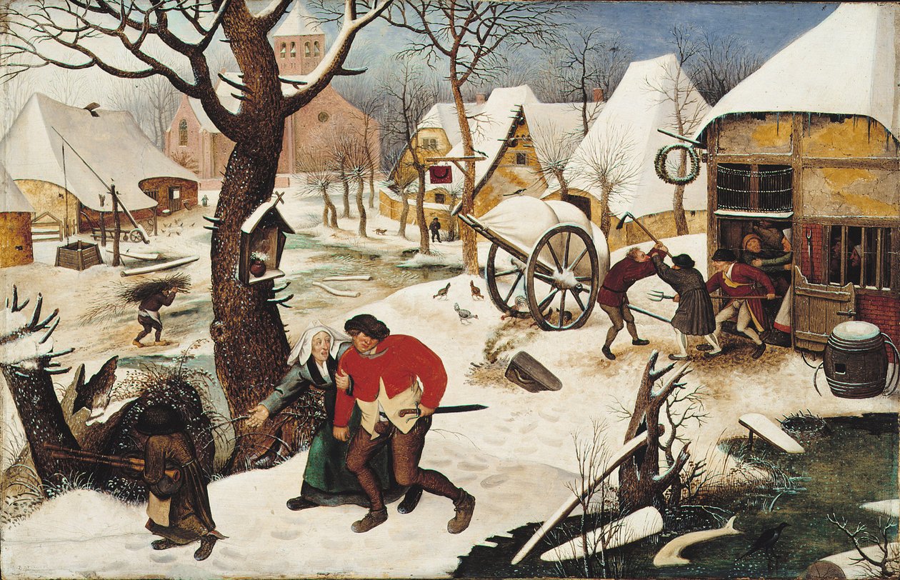 Visszatérés a fogadóból alkotó: Pieter Brueghel the Younger