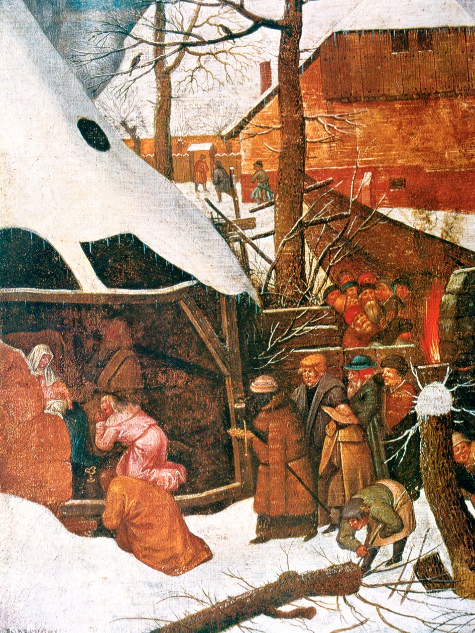 A mágusok imádása részlet, c1584-1638 alkotó: Pieter Brueghel the Younger
